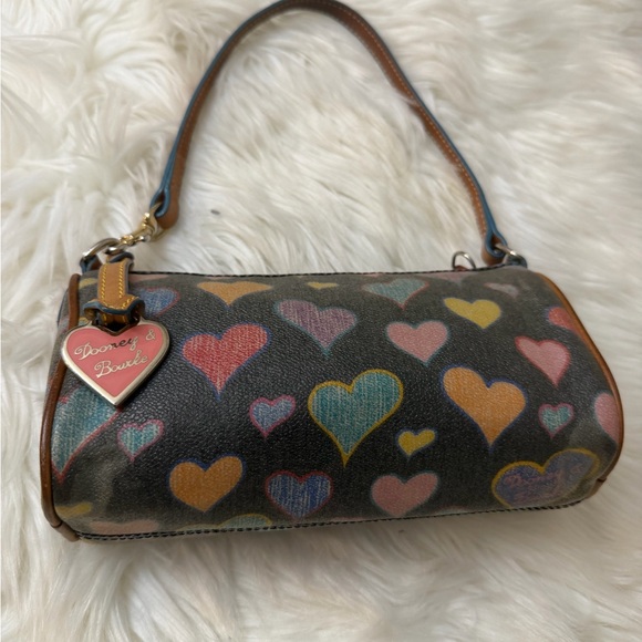 Dooney & Bourke Multicolor Heart Shoulder Bag - Picture 4 of 8